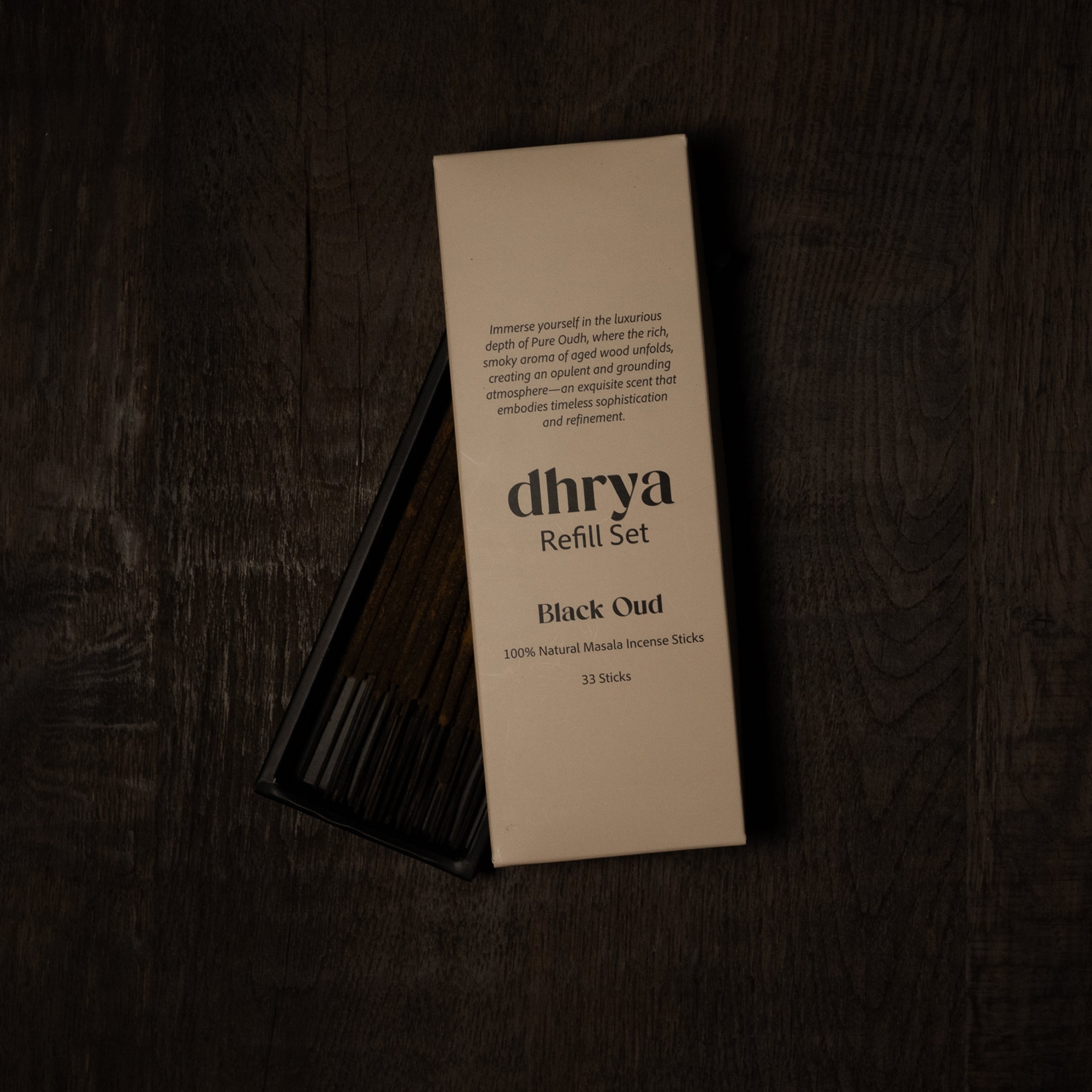 Black Oud Incense Sticks - Refill